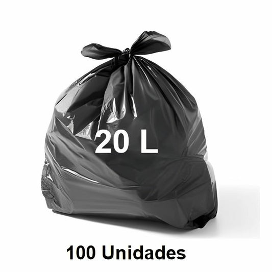 Saco P/ Lixo 20L - 100und